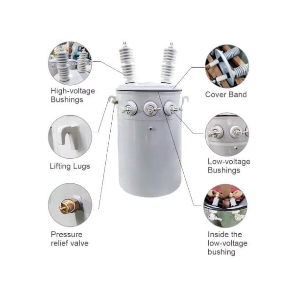 single phase pole mounted transformer​ 45
