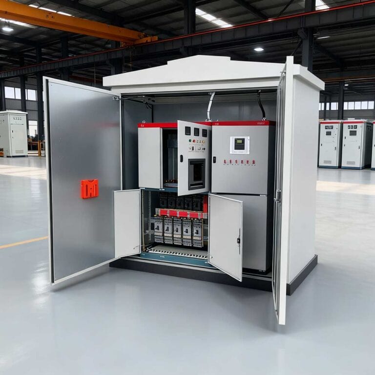 What is the working process of the substation? 35 Prefabricated Box Type Power Substation Equipment (1)