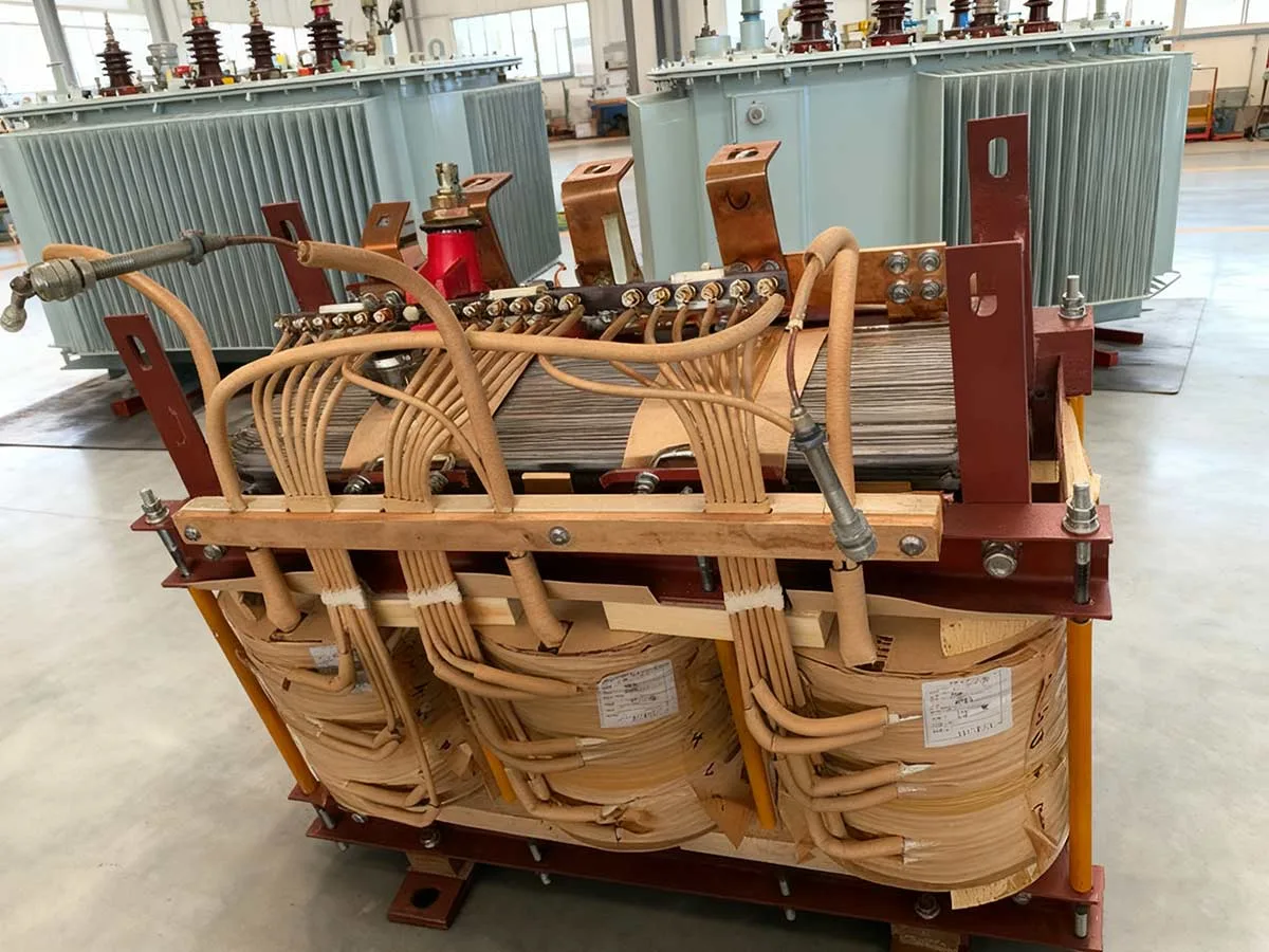 هيكل لف محول التوزيع المغمور بالزيت 630 كيلو فولت أمبير 10 كيلو فولت 2 لف المحولات الموزعة المغمورة بالزيت (2)